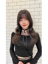 アリスバイブランニューリブ 難波店(ALICE by Brandnew×LIV)&nbsp;大人かわいい フェザーバング カーキグレージュ/