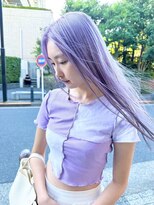 ヲタク(wotaku.)&nbsp;パープルカラーホワイトラベンダーケアブリーチハイトーンカラー