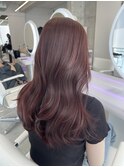 ピンクカラー*レイヤーカット【木南育】