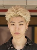 スパイキーショートビジネスショートフェードツイストスパイラル