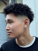フィフス(fifth) 短髪パーマツイストスパイラルパーマスパイキーショート刈り上げ