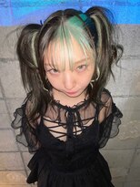 ハコ プラス(HACO+) デザインカラー　ヘアアレンジ