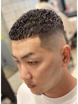 フランクス バーバー ウエストトウキョウ 吉祥寺店(FRANK’S BARBER WEST TOKYO)&nbsp;濡れパンフェードスタイル