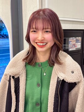 アネーロバイエーケー(ANHELO by AK) ブリーチなしラベンダーピンク