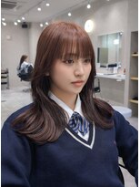 ソヨン 豊田市駅店(SOYON)&nbsp;79.ピンクブラウン/レイヤーカット/顔周りカット/くびれヘア