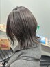 【透明感カラー☆】ブリーチなしダブルカラー＋３step集中補修Tr￥13000