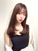 アールサロン 名駅(Rr SALON) ピンクブラウン艶髪×髪質改善×地毛風カラー