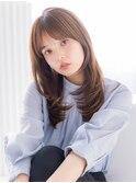 【soft】セミロング顔周りレイヤー＊20代30代40代50代＊水戸