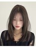 【10月11月限定】地毛風さらツヤ縮毛矯正＋カット＋髪質改善 Tr ￥24900→