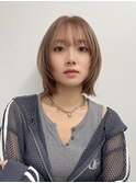 【長谷川】小顔レイヤーハッシュボブ