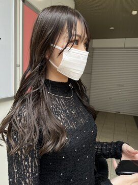 ヌープヘアーアイス(NUUP.hair ici) 秋カラー◎透明感ヘーゼルベージュ×小顔レイヤーカット