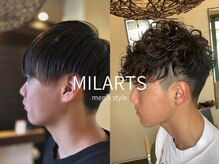 ミルアーツ ヘアープロデュースの雰囲気（似合わせメンズカット/メンズパーマ/必ず素敵にします！）