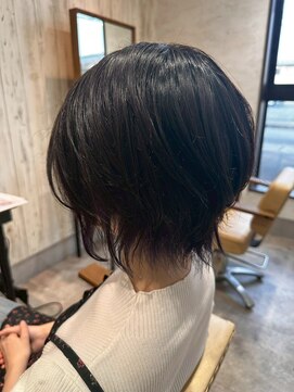 エヌアンドエー 杉戸高野台店(N&A) 透け感カラーが魅力◎ふんわりレイヤーショート