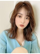 リュドール 名駅(Rue D'or)&nbsp;大人可愛い くびれ 外ハネ ミディアムレイヤーby丸山