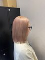 ラフィス ヘアー メリー 桂川店(La fith hair merry) ハイトーンピンクベージュ