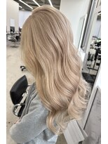 エゴル ナゴヤサカエ(ENGOL NAGOYA SAKAE)&nbsp;新美蓮/ベージュ/ミルクティーベージュ/ブリーチ