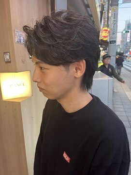 アヴァンス 難波店(AVANCE.) 【松元担当】毛流れ×フェザーパーマ