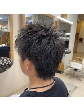 ビーワンヘアー 藤井寺 土師ノ里(B1hair) メンズフェザーショート