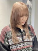 ホワイトベージュ/ケアブリーチ/ブリーチ/表参道/原宿