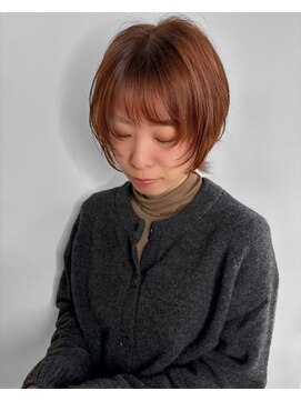 ヘアーメイク ラグズ(Hair Make Luxtz) ショートウルフ/ミニウルフ/オレンジカラー似合わせカット