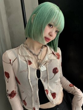 ヴィヴィー 青山表参道店(ViVIE) ケアブリーチで叶う個性派ミントグリーン