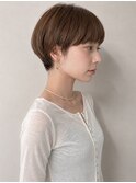 30代 マッシュショート ショート ショートカット 青山 小顔