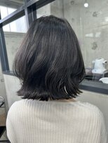 アルマモモ(Alma momo)&nbsp;ダークパープル/ナチュラルショート/ミルクブラウン/夏/伏見桃山