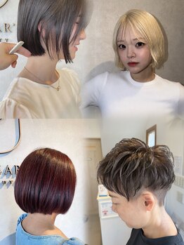 クリアーズビューティー(CCLEAR'S BEAUTY)の写真/魅力を引き出す☆シルエットにこだわるカットで自分に似合う骨格や髪質を生かすショートスタイル♪
