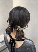 ゆるふわ三つ編みツイン