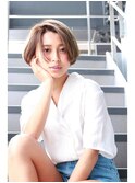 ハイトーン×ショートボブ☆