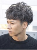 パーマ×ツーブロック