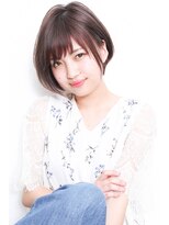 モニカ 西宮北口(Monica)&nbsp;アシメショートエアリーショートグレージュナチュラルボブ