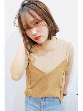 美容室 杏樹 「シースルーバング★ANNA」