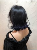【Reir吉祥寺】*ノットヘアボブ+グラデーションパープル*