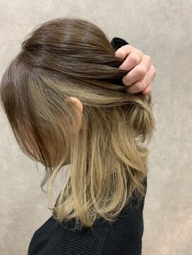 ビークール 東雁来店(Be-COOL) 3回ブリーチ　インナーベースカラー