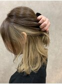 3回ブリーチ インナーベースカラー