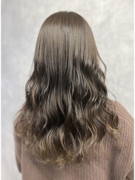 エル ヘアサロン なんば店(eL) eL☆MIKU  オリーブベージュ　グラデーション風