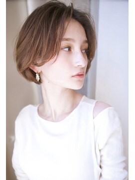 アール 北千住店(ar) ナチュラルボブ大人可愛い/マッシュショート/ラベンダーアッシュ