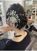 シニヨンヘアセット