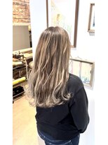 エイト 横須賀中央店(EIGHT)&nbsp;バレイヤージュ×ホワイトミルクティー