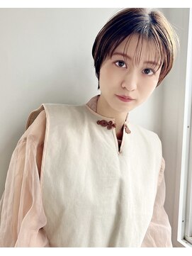 フォト イケブクロ(foto IKEBUKURO) ショート/ボブ/前髪カット/ブリーチなし×グレーベージュ[池袋]