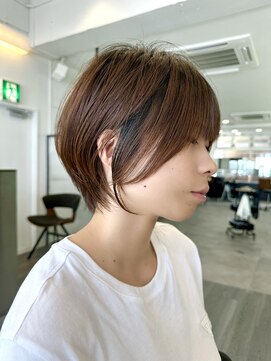 ビューエヒメ(VIEW EHIME) 大人ラフウェーブ20代30代40代ボブブラウンスウィングショート