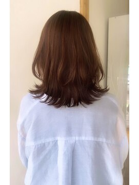 フーガ 新越谷蒲生店(fuuga) ミディアム/外はね/ベージュ/レイヤーボブ