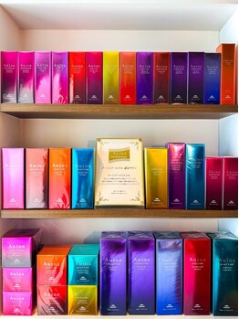 セピアージュ アン(hair beauty clinic salon Sepiage un)の写真/*《Aujua取扱いサロン》* 100種類もの薬剤からあなたにぴったりなものをご提案します♪