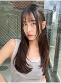 ロングレイヤー/シースルーバング