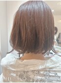 切りっぱなしボブ