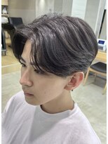 レタッチ バイ フィフス 天神大名(RETOUCH by fifth)&nbsp;ニュアンスパーマセンターパート毛流れパーマメンズヘア波巻き