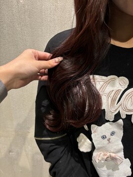 トテ(tote.) 暖色カラー＊ボルドーカラー＊暖色艶髪