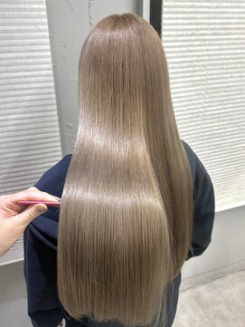 シェリール(CheRiR) 【CheRiR】ミルクティーベージュカラー×髪質改善/肥後橋カラー