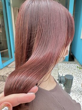 ヘアーメイクオズ(hair make O/S) ＫＯN/つや/ピンクブラウン/ブリーチなし